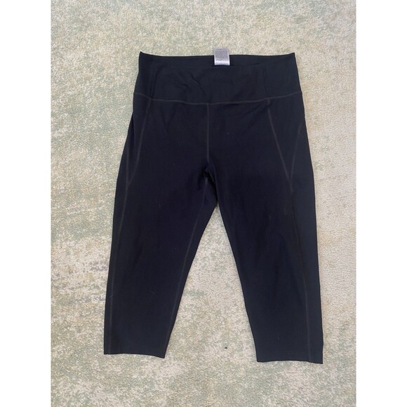 Girlfriend Collective Compressive High Rise Capri Womens XXL BLACK Leggings - Picture 1 of 6